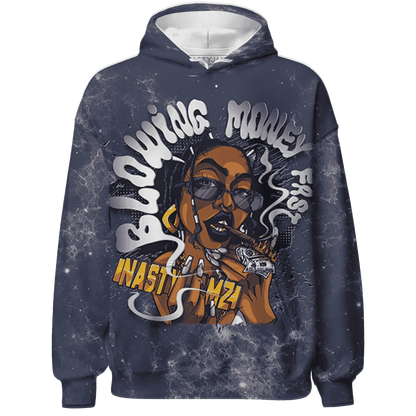 VaporMax-Plus-Midnight-Navy-White-Metallic-Silver-NastyJamz-Hoodie-Match-Blowing-Money-Fast-Girl-3D
