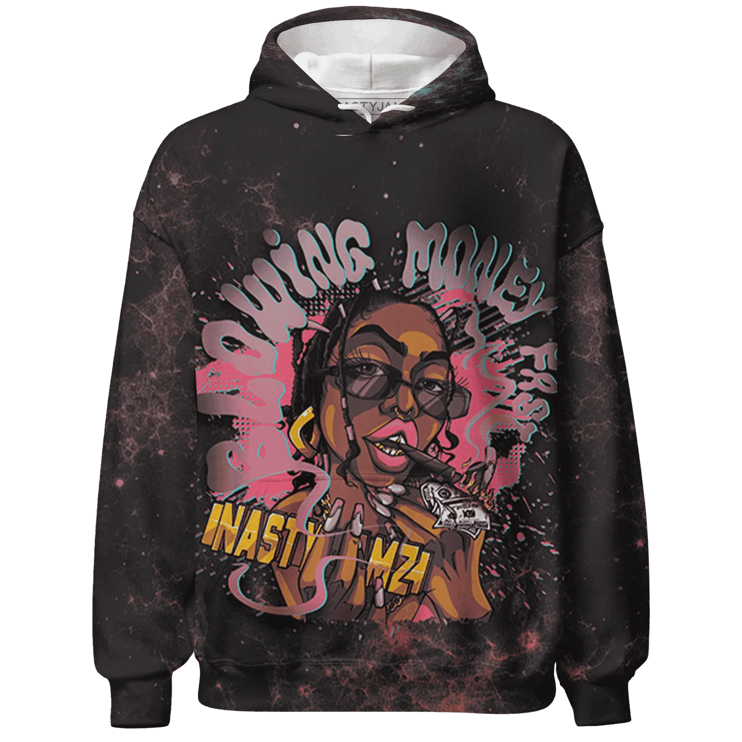 VaporMax-Plus-South-Beach-Hoodie-Match-Blowing-Money-Fast-Girl-3D