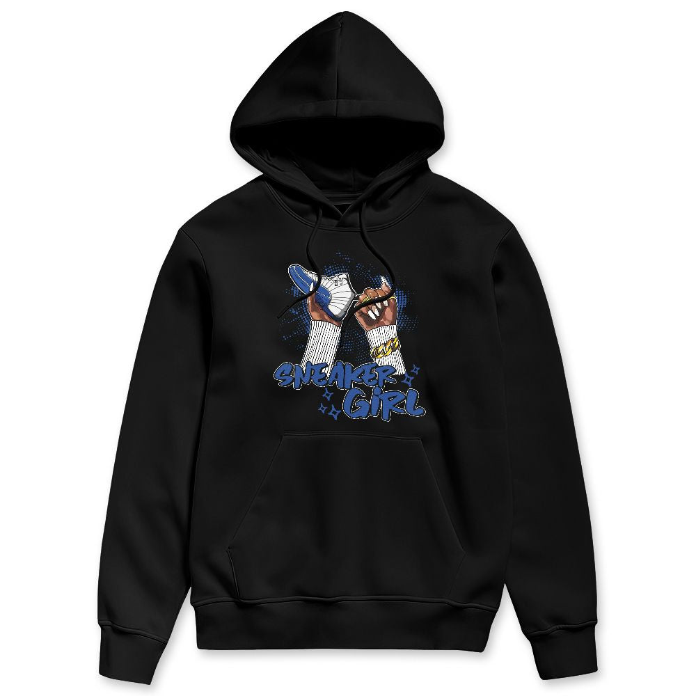 Blueberry 12s NastyJamz Hoodie Match Sneaker Girl Nail