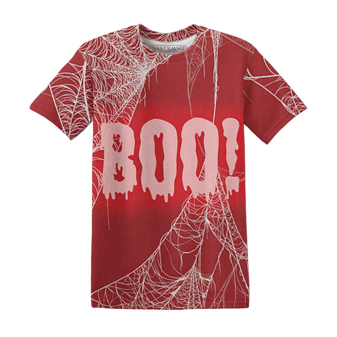Black-Toe-Reimagined-Red-White-1s-NastyJamz-T-Shirt-Match-Boo-3D
