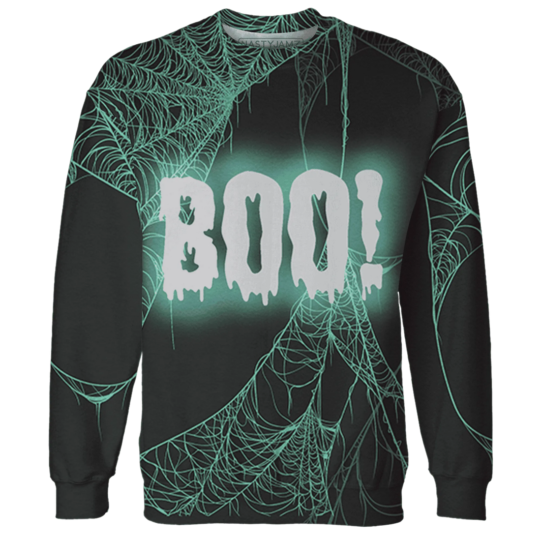 Green-Glow-3s-NastyJamz-Sweatshirt-Match-Boo-3D