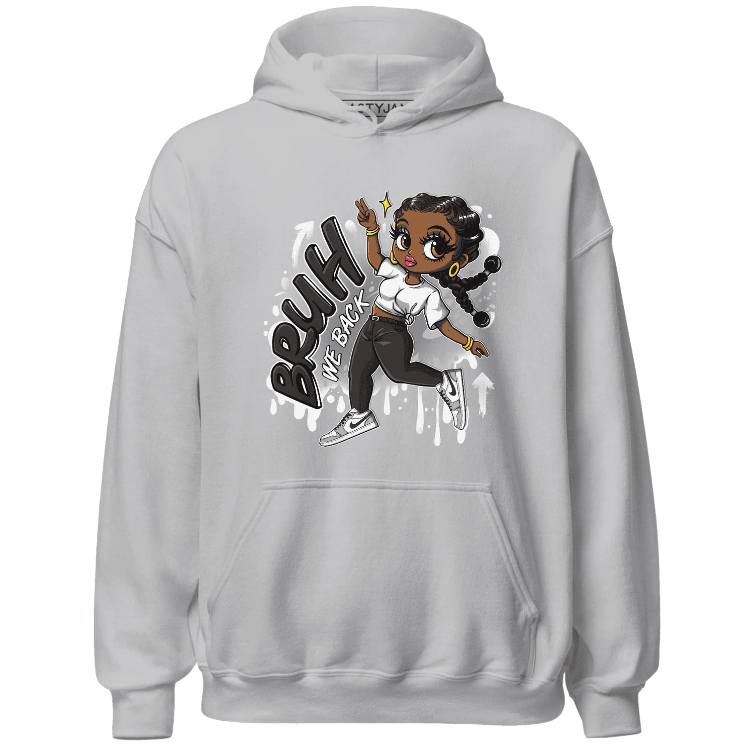 Wolf-Grey-1s-Hoodie-Match-Bruh-We-Back-Girl