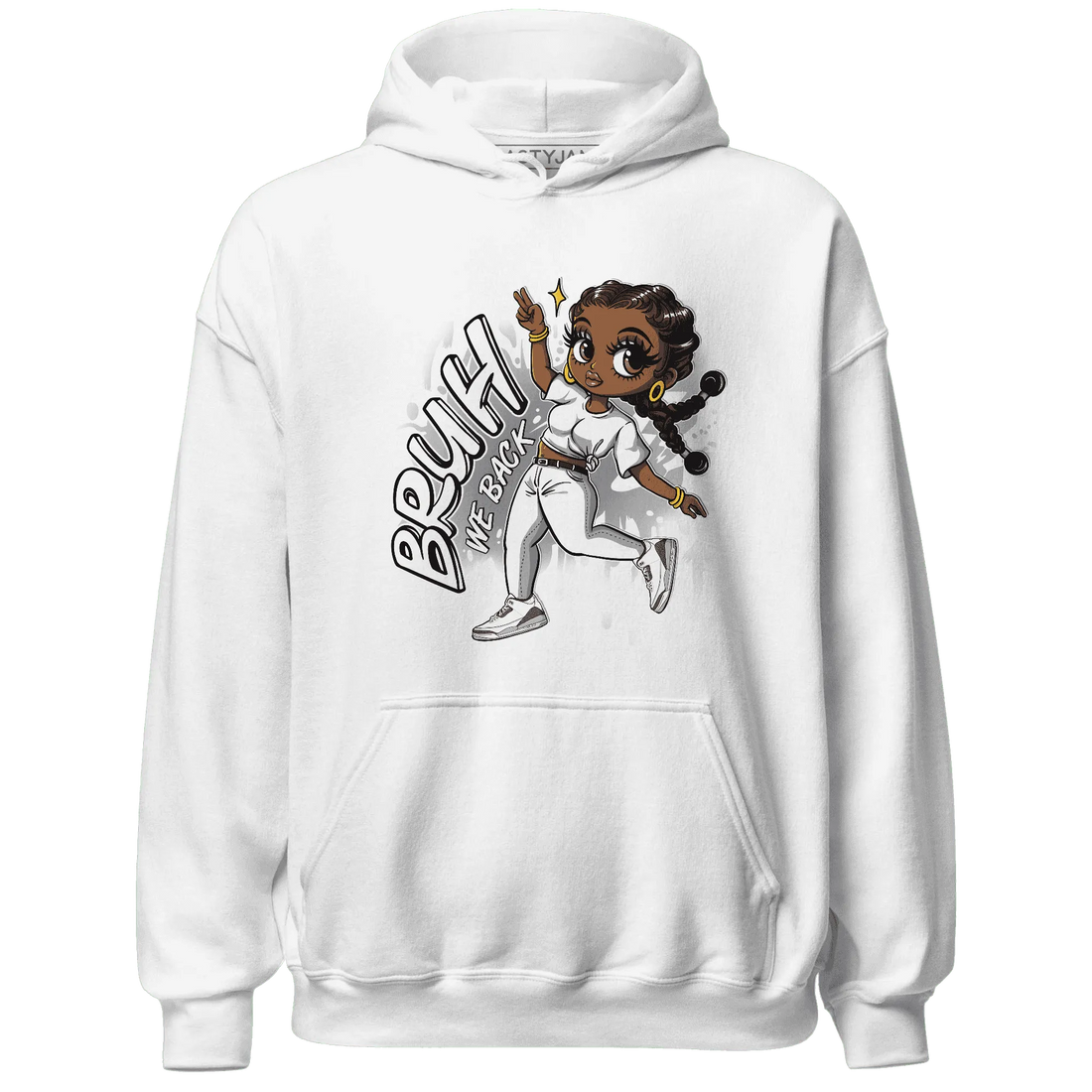 Cement-Grey-3s-Hoodie-Match-Bruh-We-Back-Girl