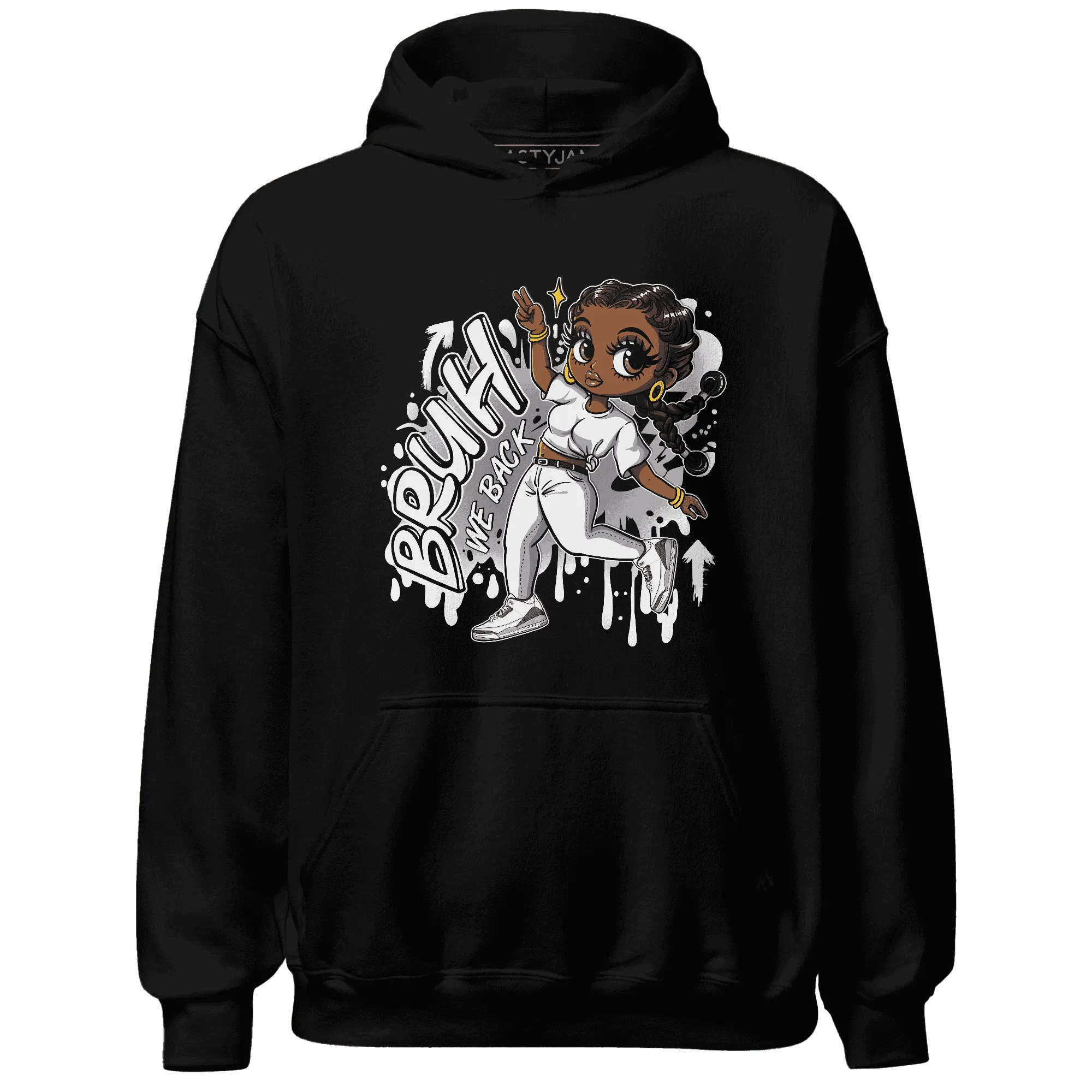 Cement-Grey-3s-Hoodie-Match-Bruh-We-Back-Girl