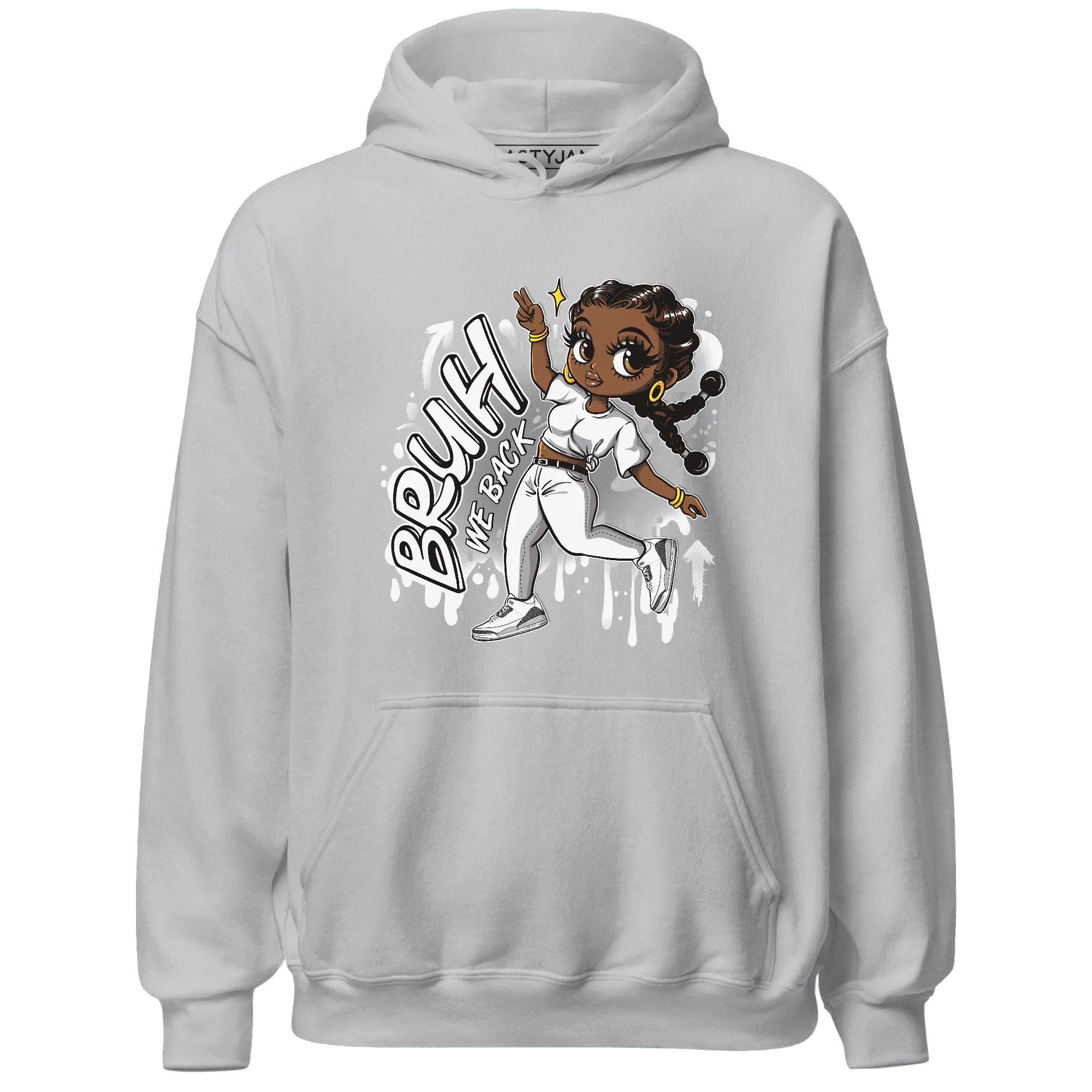 Cement-Grey-3s-Hoodie-Match-Bruh-We-Back-Girl