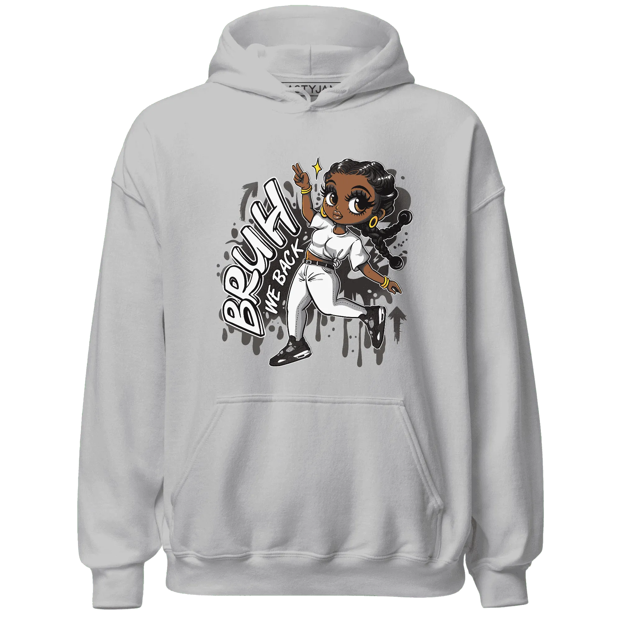White-Thunder-4s-Hoodie-Match-Bruh-We-Back-Girl