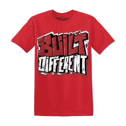 Black-Toe-Reimagined-Red-White-1s-NastyJamz-T-Shirt-Match-Built-Different