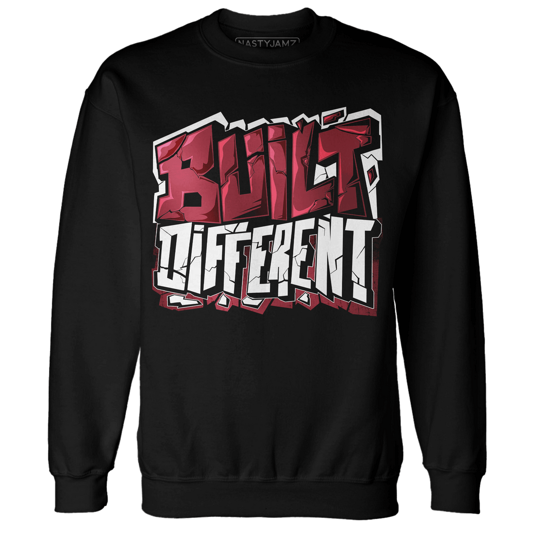 High 85 Metallic Burgundy 1s Sweatshirt Match Built Different - NastyJamz