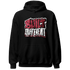High 85 Metallic Burgundy 1s Hoodie Match Built Different - NastyJamz