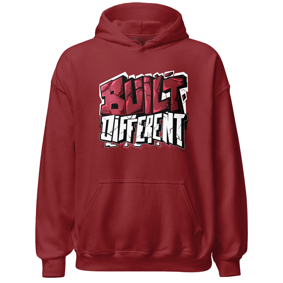 High 85 Metallic Burgundy 1s Hoodie Match Built Different - NastyJamz