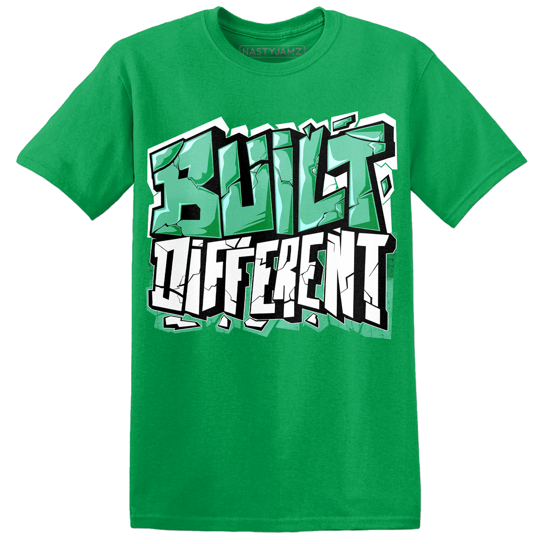 High OG Green Glow 1s T Shirt Match Built Different - NastyJamz