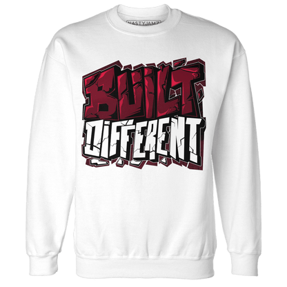 High White Team Red 1s Sweatshirt Match Built Different - NastyJamz
