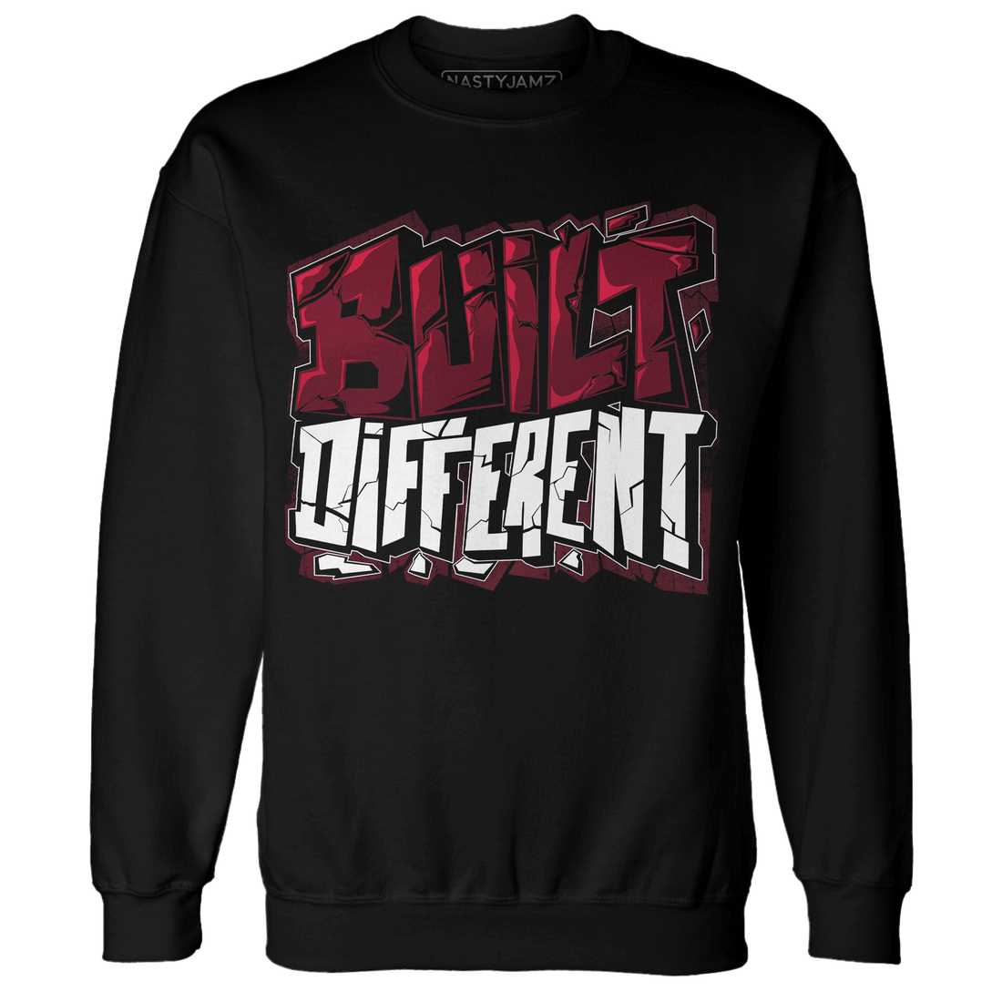 High White Team Red 1s Sweatshirt Match Built Different - NastyJamz