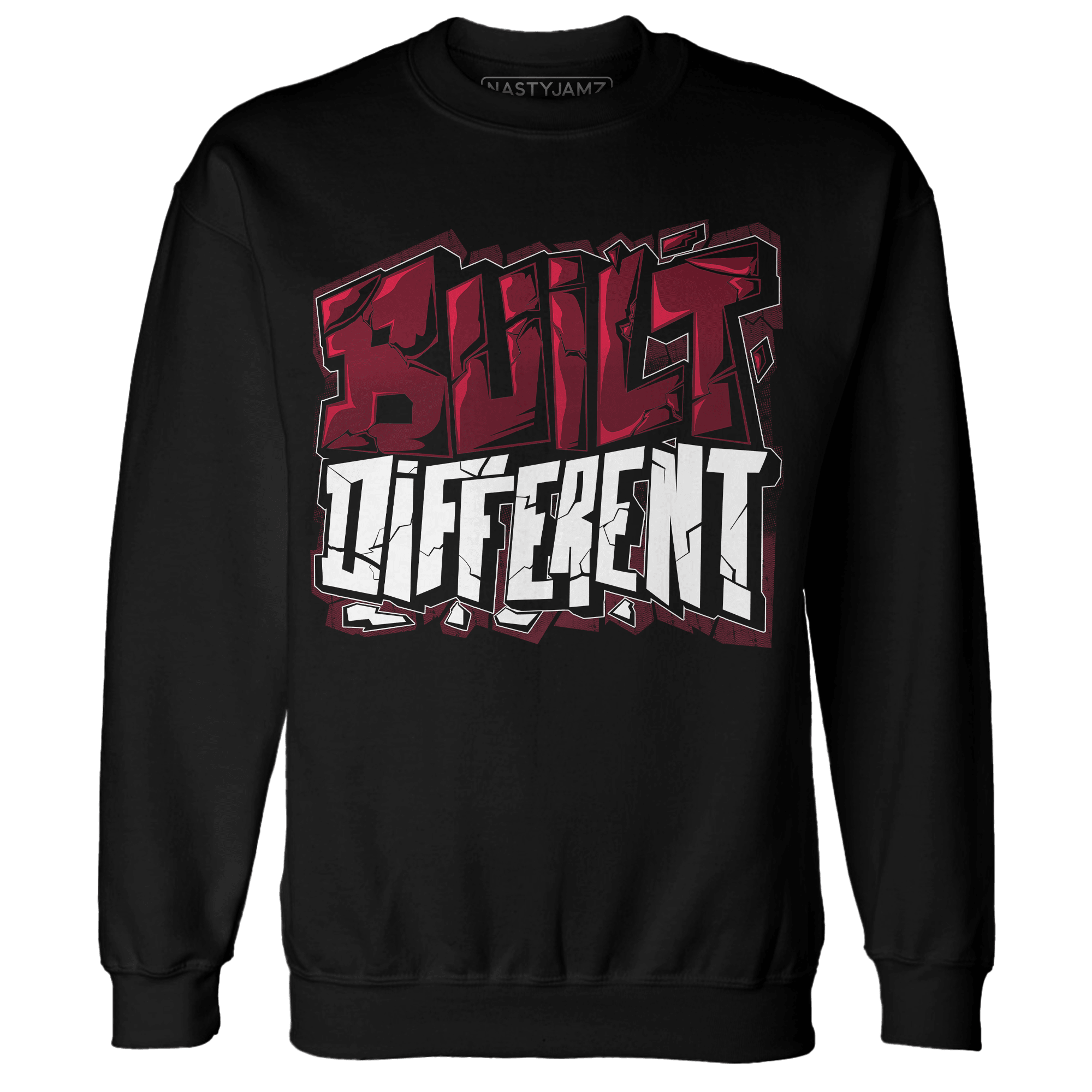 High White Team Red 1s Sweatshirt Match Built Different - NastyJamz