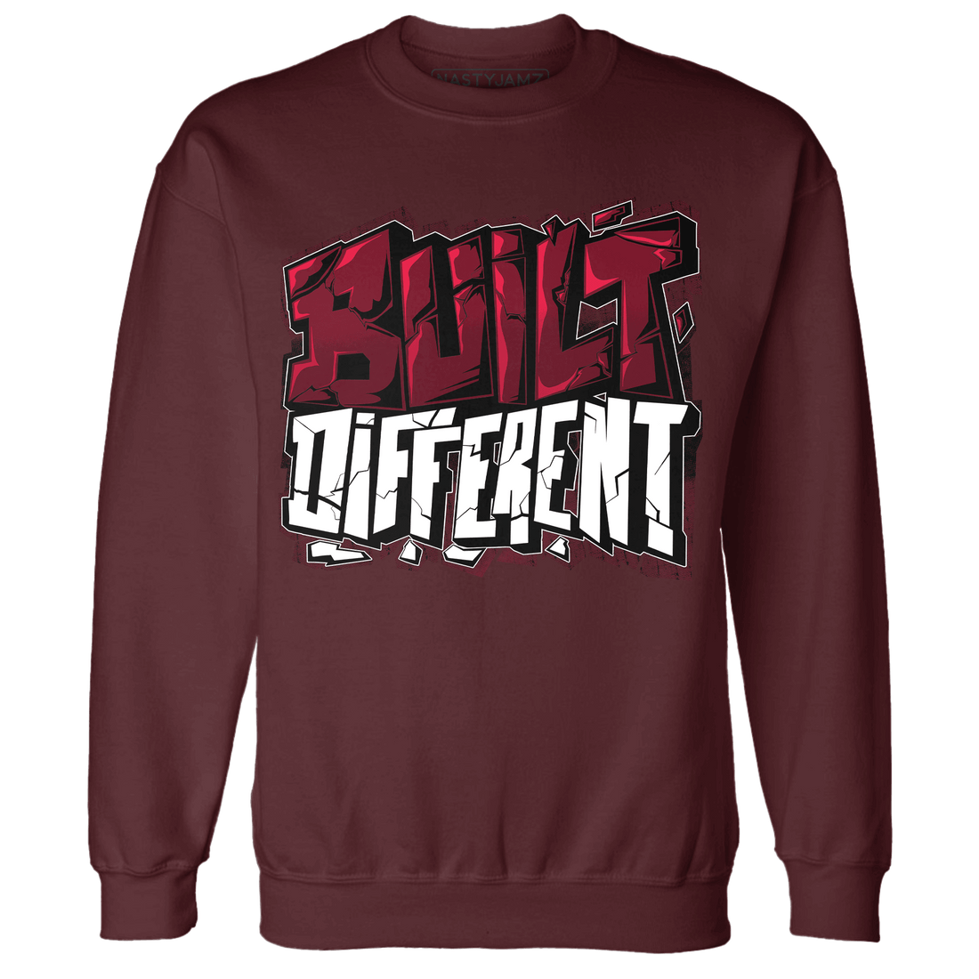 High White Team Red 1s Sweatshirt Match Built Different - NastyJamz