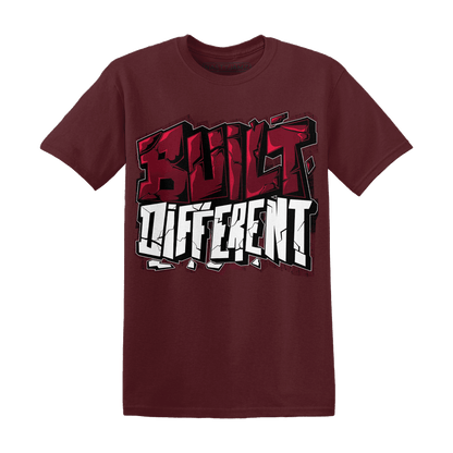 High White Team Red 1s T Shirt Match Built Different - NastyJamz