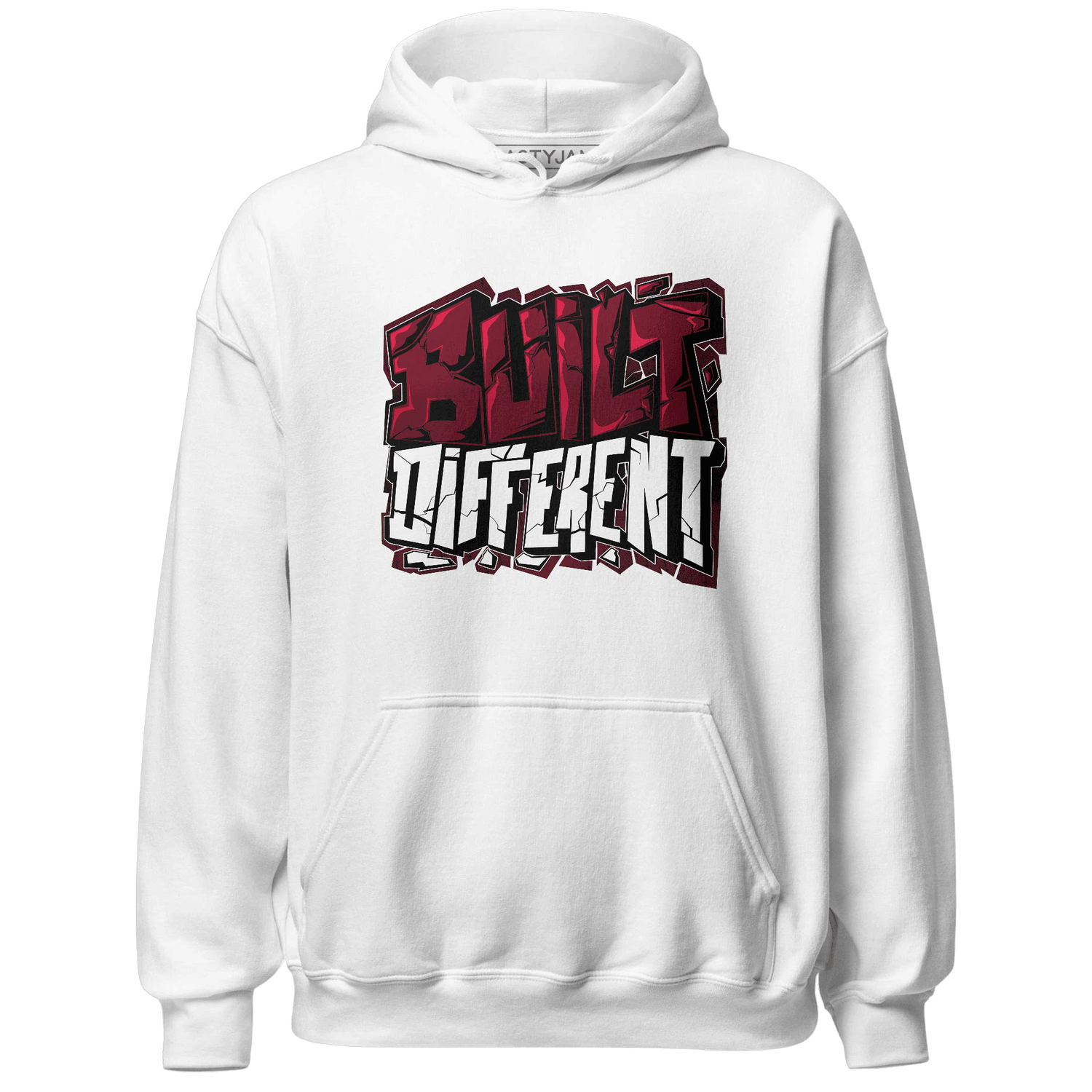 High White Team Red 1s Hoodie Match Built Different - NastyJamz