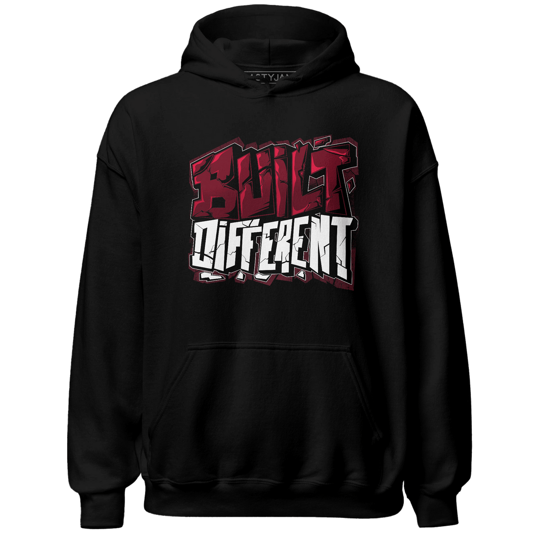 High White Team Red 1s Hoodie Match Built Different - NastyJamz