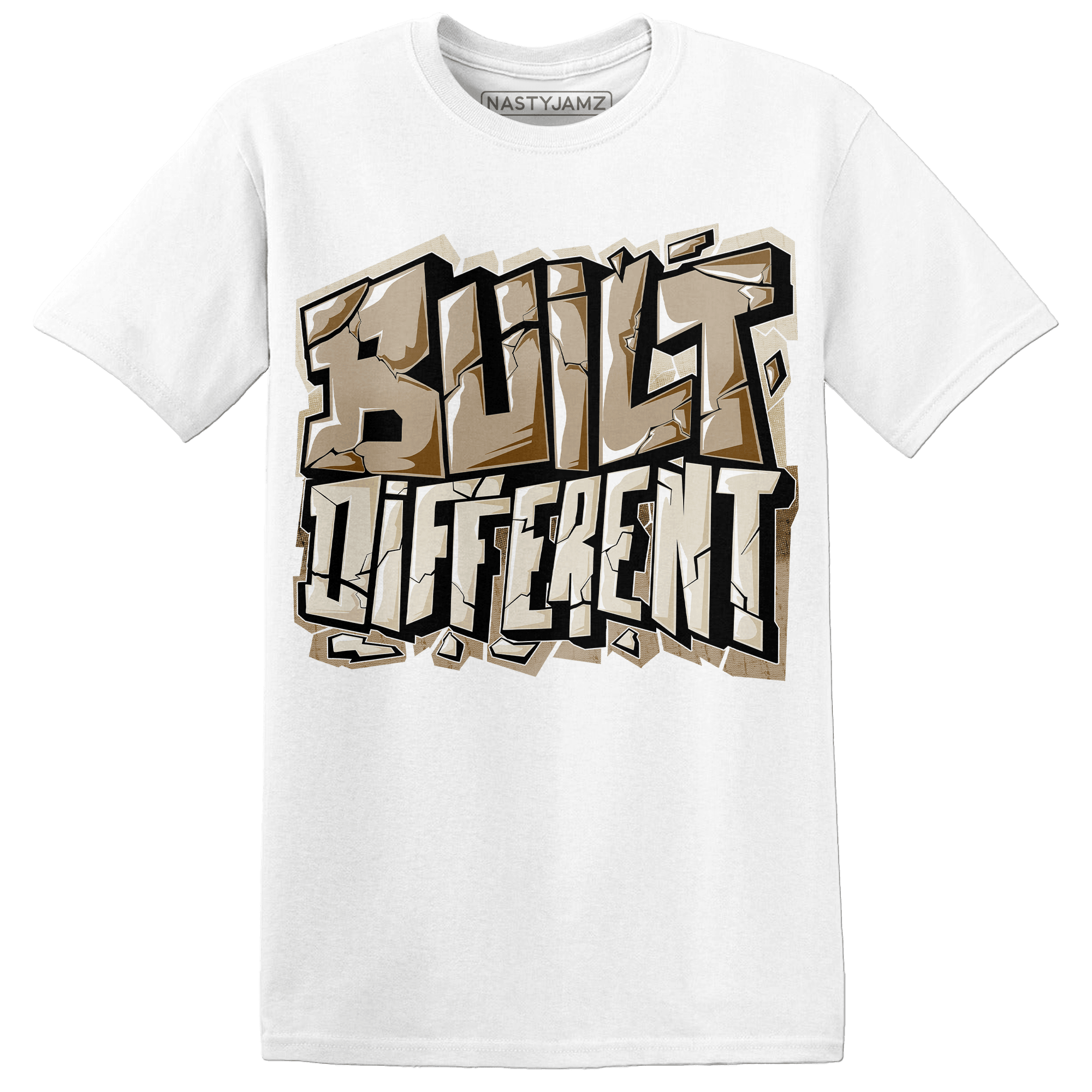 Latte 1s T Shirt Match Built Different - NastyJamz