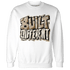 Latte 1s Sweatshirt Match Built Different - NastyJamz