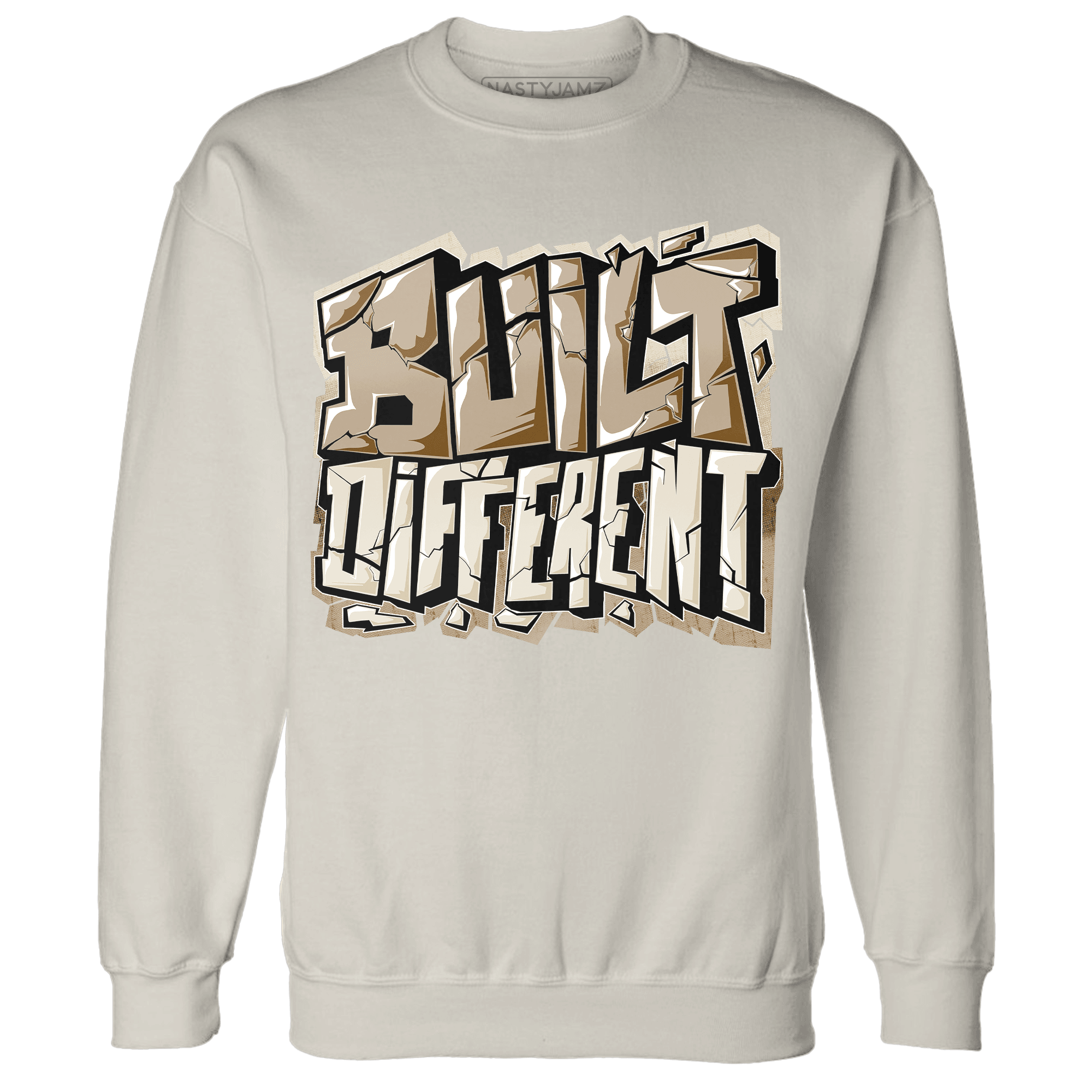 Latte 1s Sweatshirt Match Built Different - NastyJamz