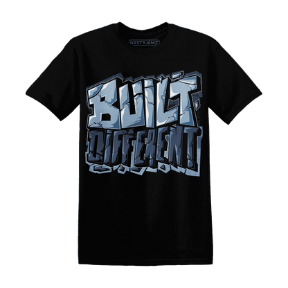 Mid Diffused Blue Grey 1s T Shirt Match Built Different - NastyJamz