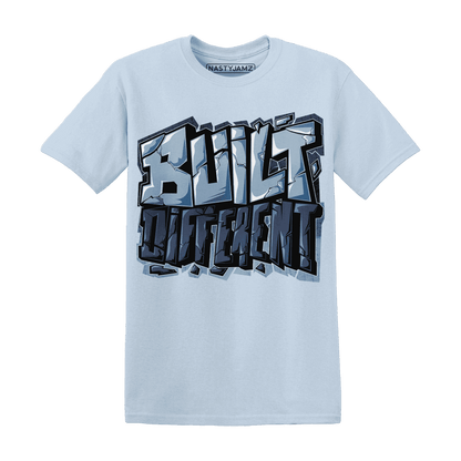 Mid Diffused Blue Grey 1s T Shirt Match Built Different - NastyJamz