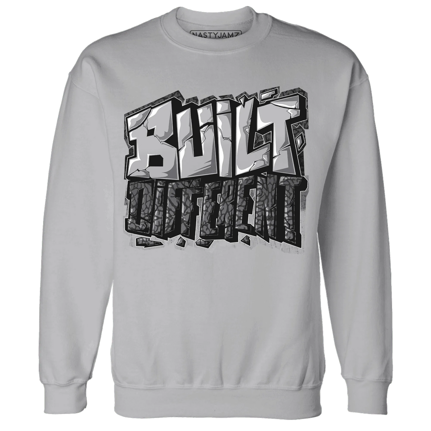 Cement-Grey-3s-Sweatshirt-Match-Built-Different