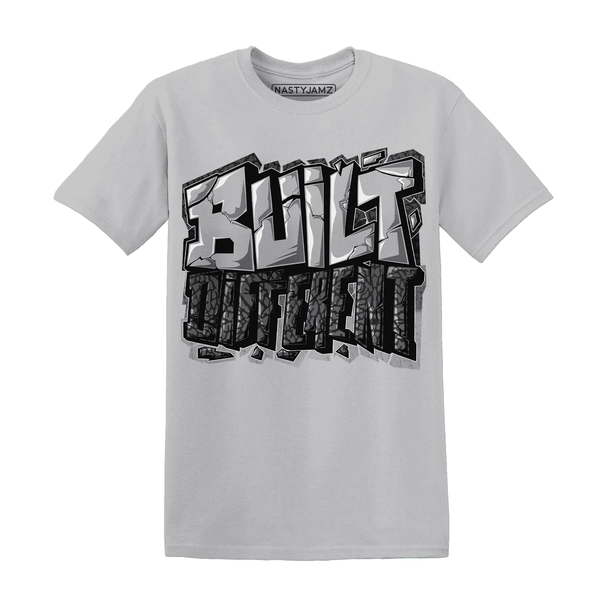 Cement-Grey-3s-T-Shirt-Match-Built-Different