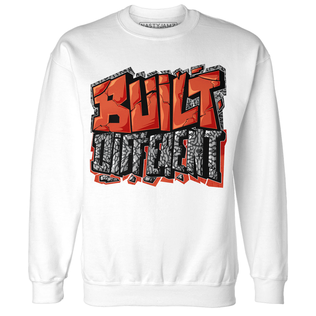 Georgia Peach 3s Sweatshirt Match Built Different - NastyJamz