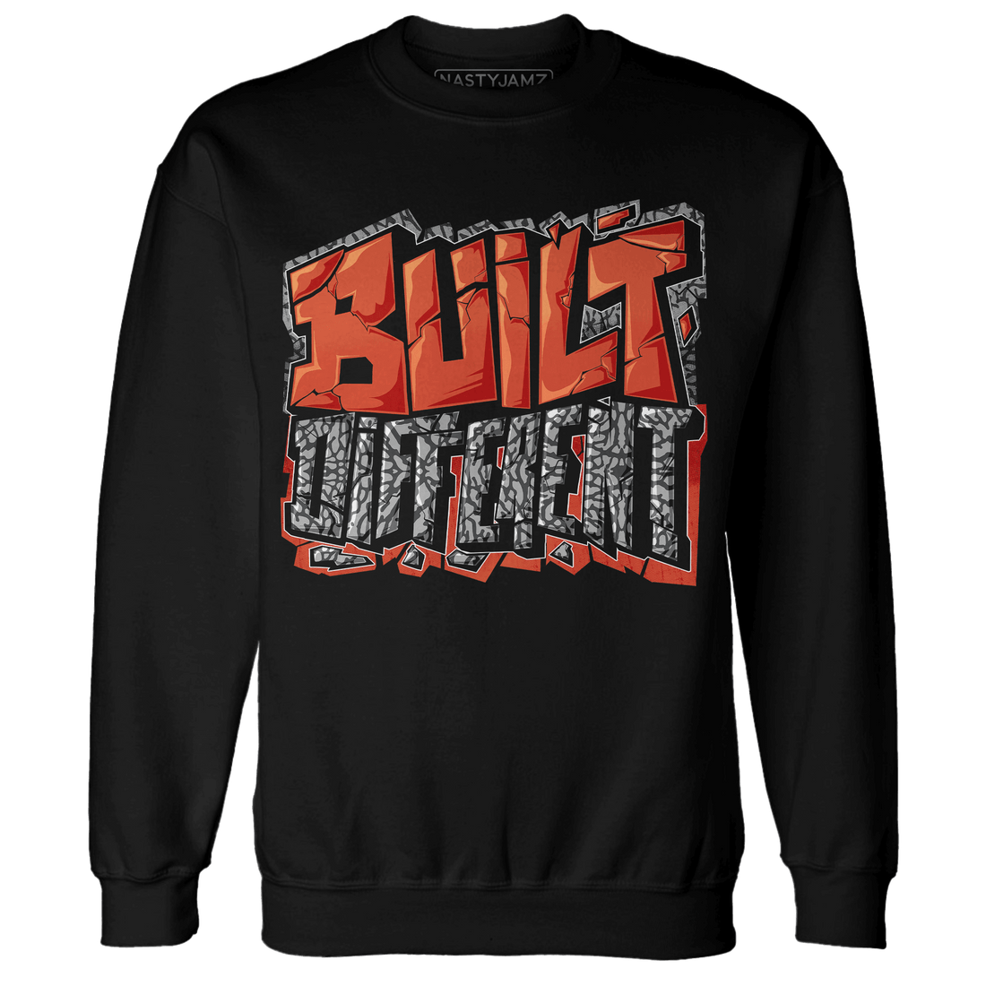 Georgia Peach 3s Sweatshirt Match Built Different - NastyJamz