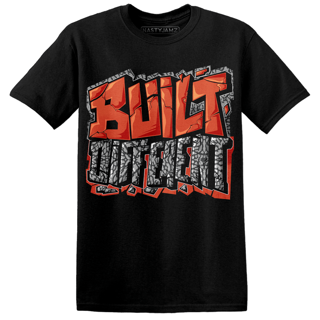 Georgia Peach 3s T Shirt Match Built Different - NastyJamz