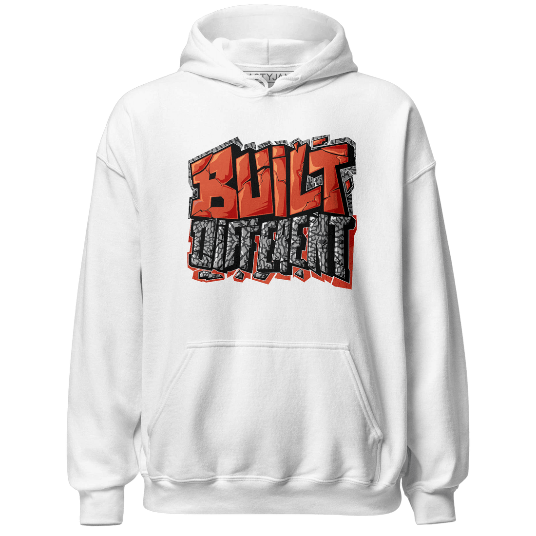Georgia Peach 3s Hoodie Match Built Different - NastyJamz
