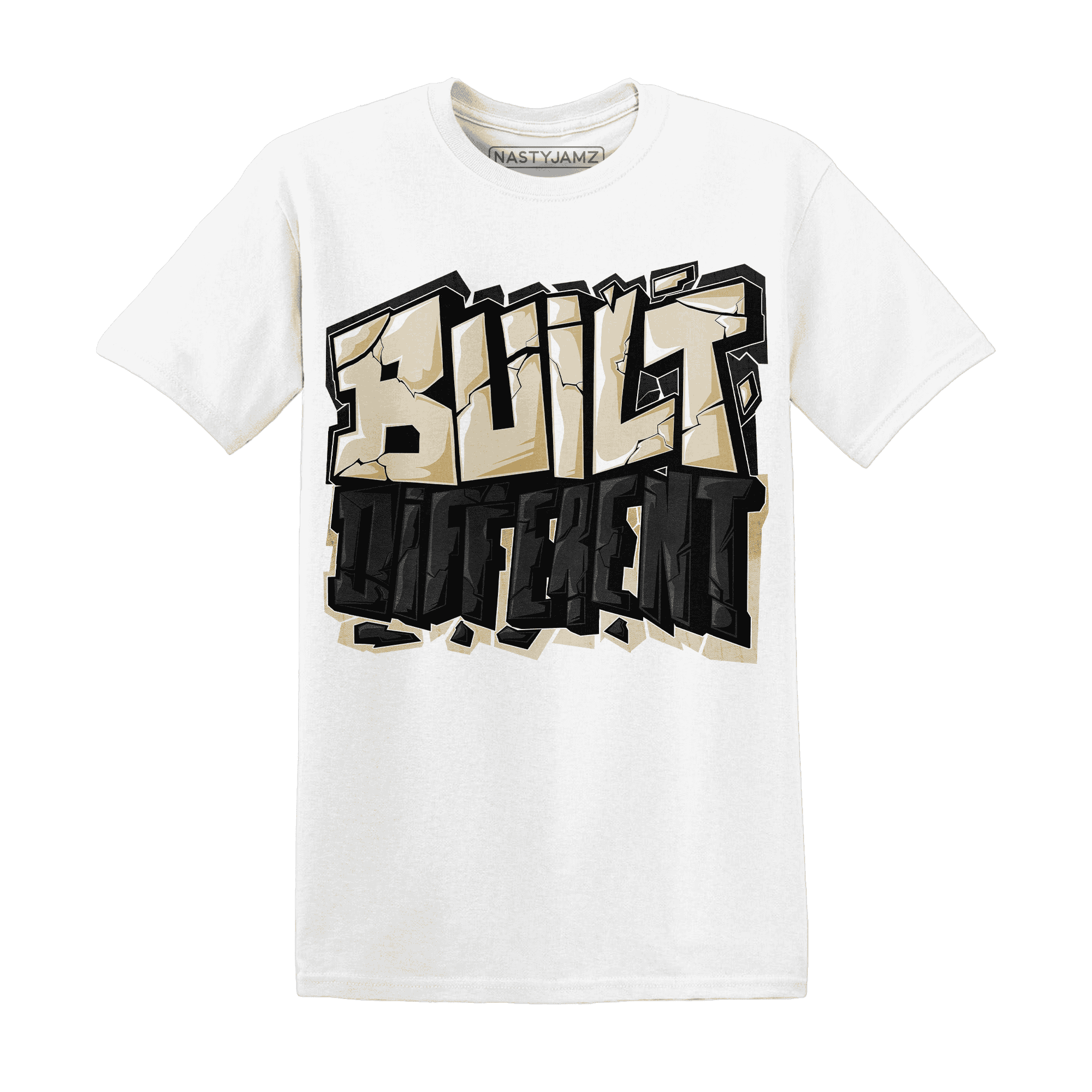 Quaiii 54 3s T Shirt Match Built Different - NastyJamz