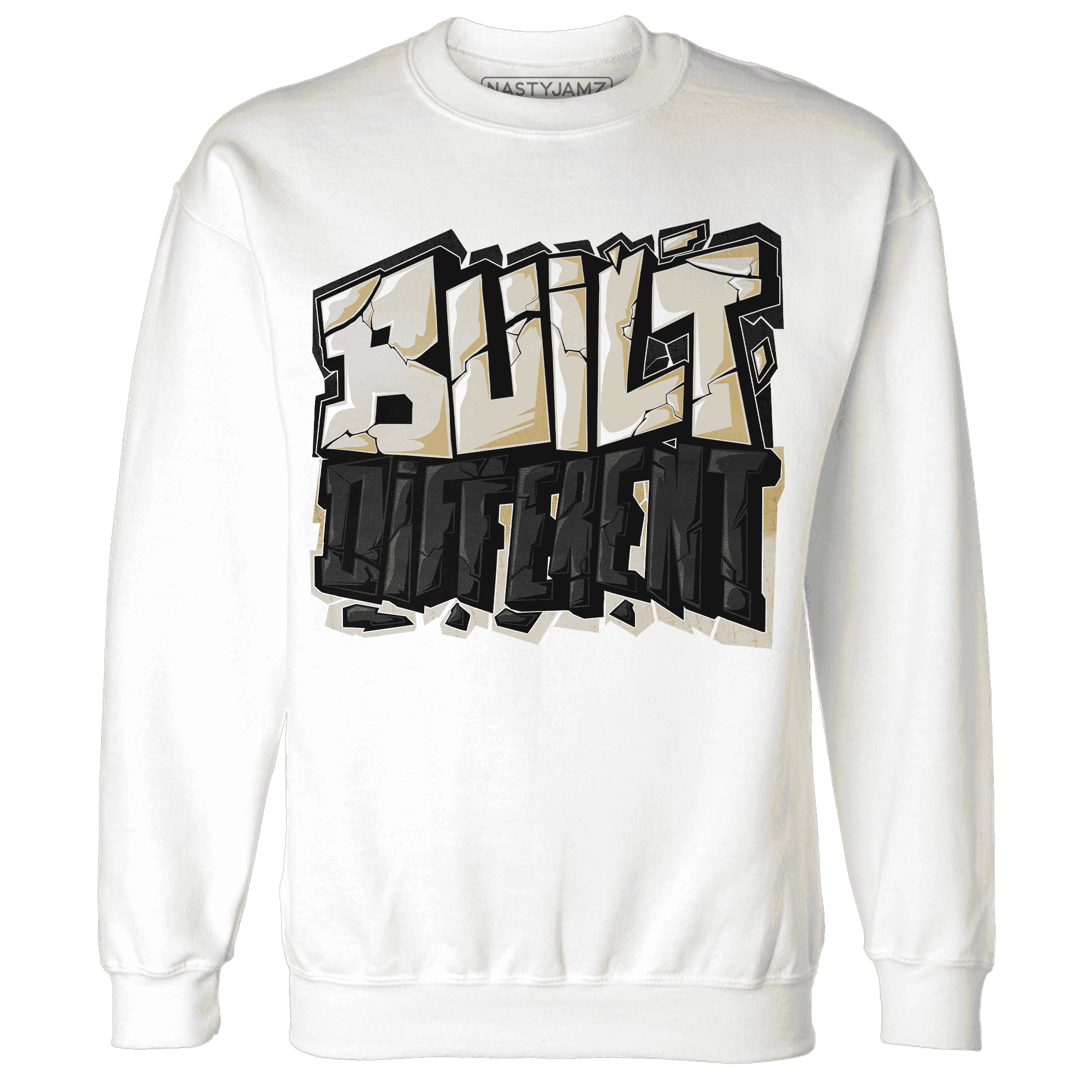 Quaiii 54 3s Sweatshirt Match Built Different - NastyJamz