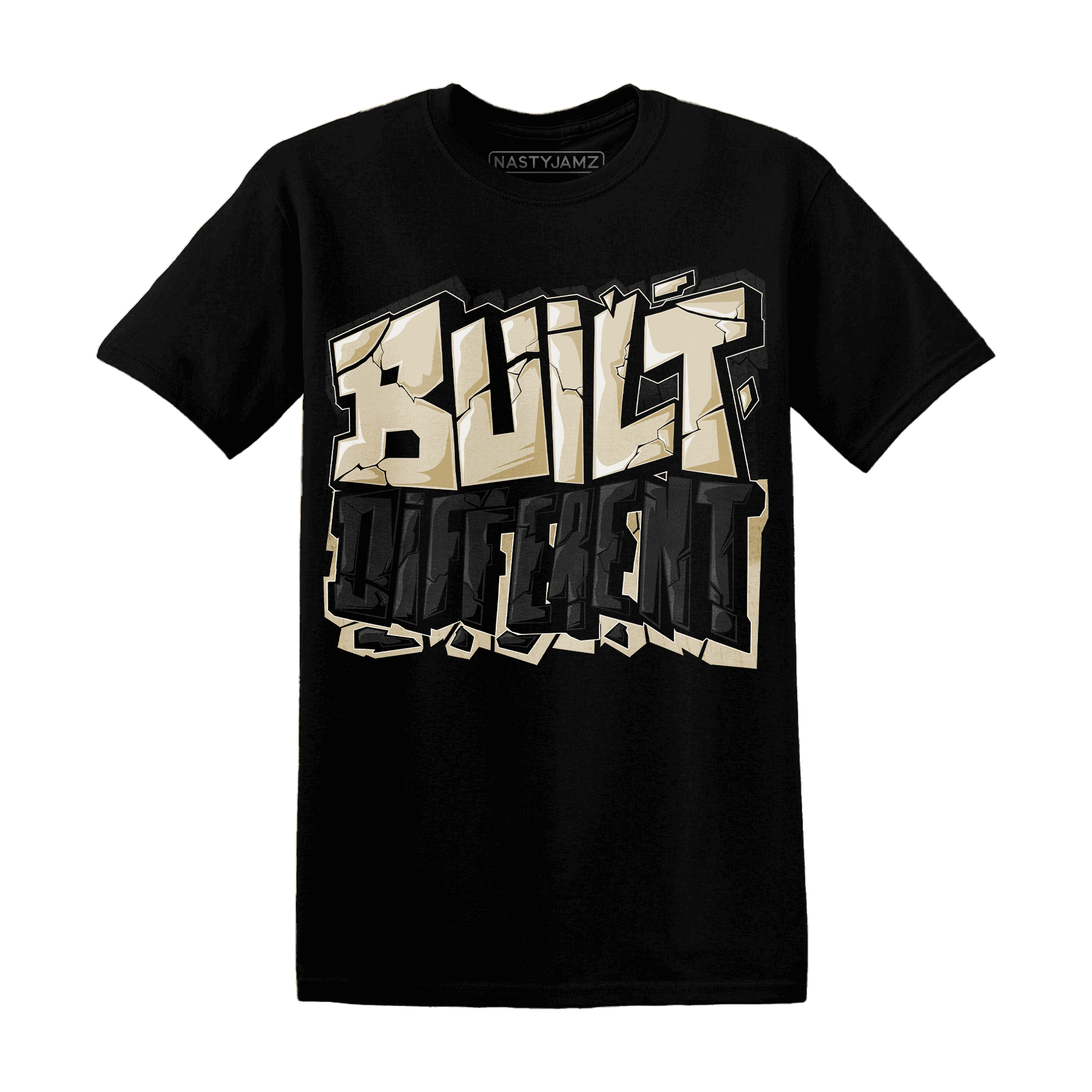 Quaiii 54 3s T Shirt Match Built Different - NastyJamz