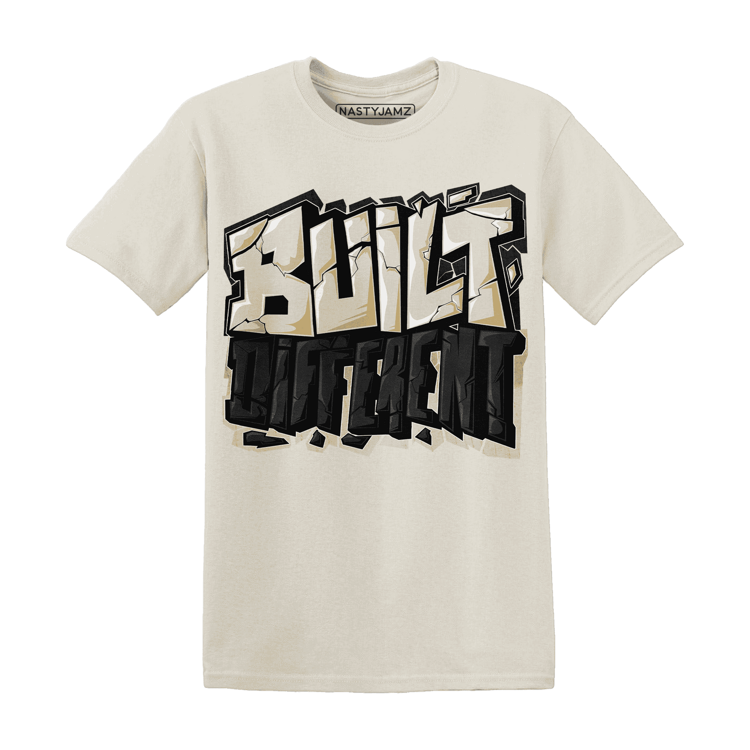 Quaiii 54 3s T Shirt Match Built Different - NastyJamz