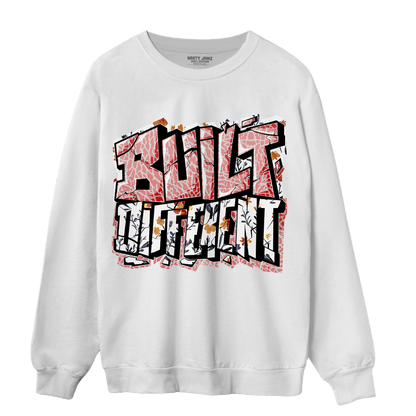 Red Stardust 3s Sweatshirt Match Built Different - NastyJamz