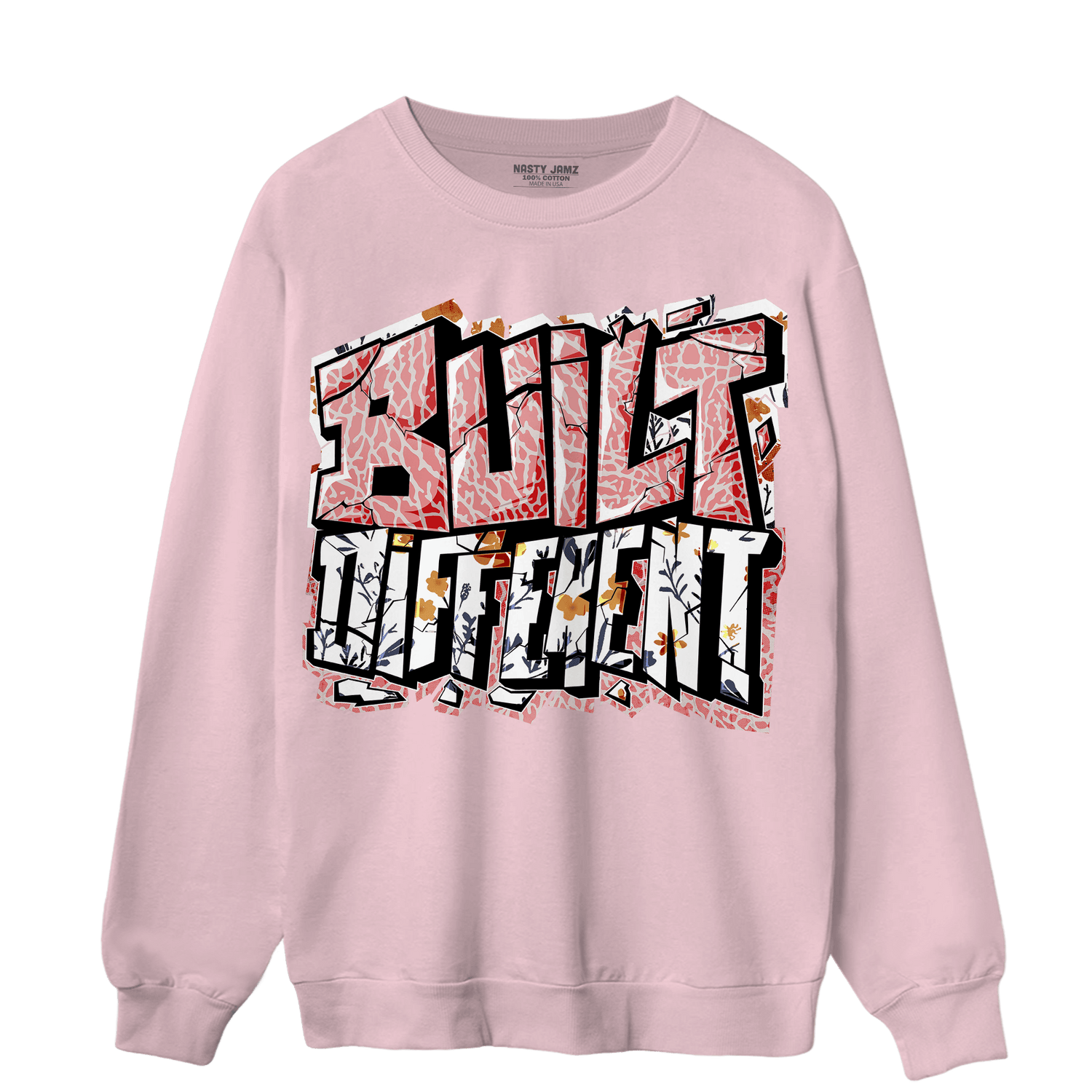 Red Stardust 3s Sweatshirt Match Built Different - NastyJamz
