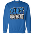 Industrial Blue 4s Sweatshirt Match Built Different - NastyJamz