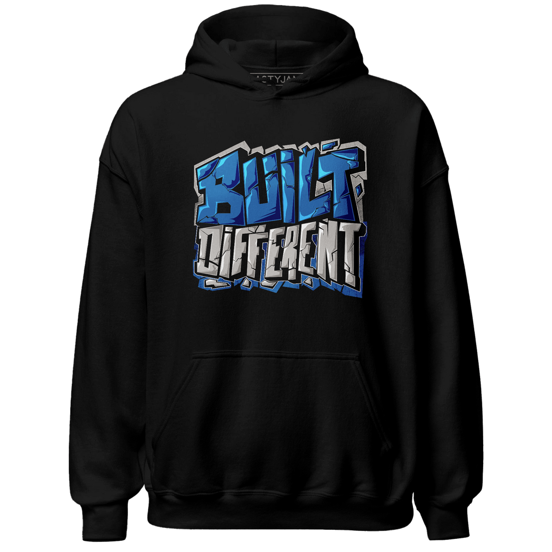 Industrial Blue 4s Hoodie Match Built Different - NastyJamz