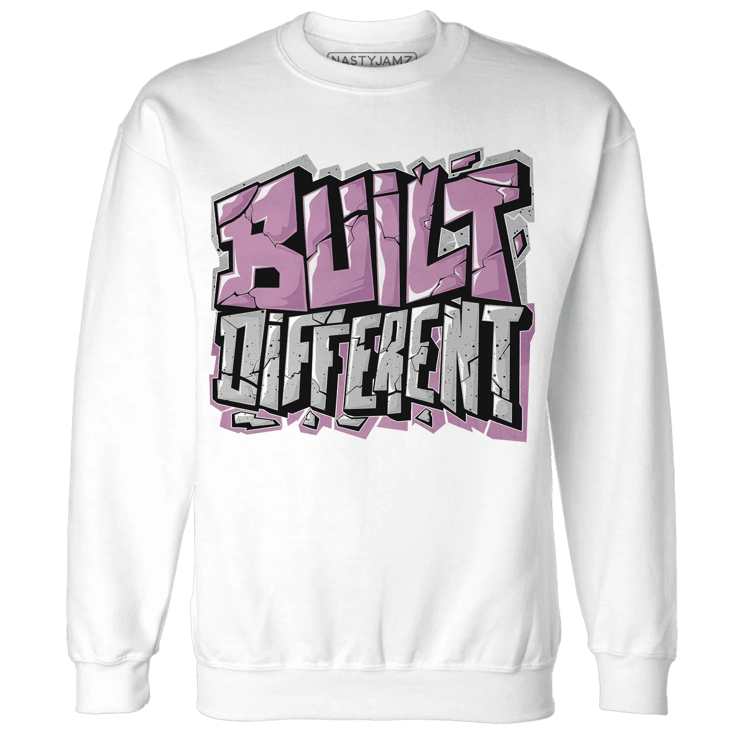 Orchid-Neutral-Grey-Black-White-4s-NastyJamz-Sweatshirt-Match-Built-Different