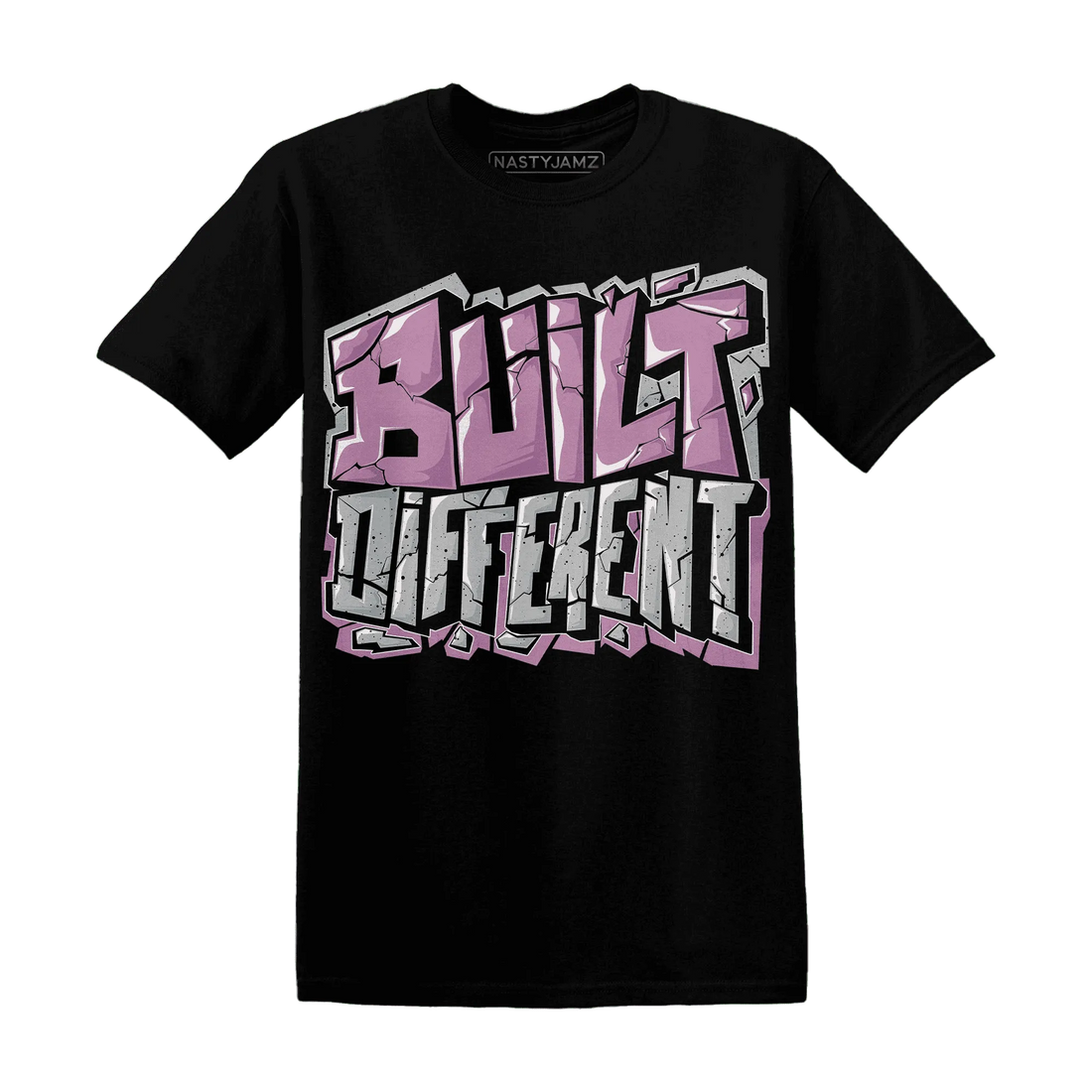 Orchid-Neutral-Grey-Black-White-4s-NastyJamz-T-Shirt-Match-Built-Different