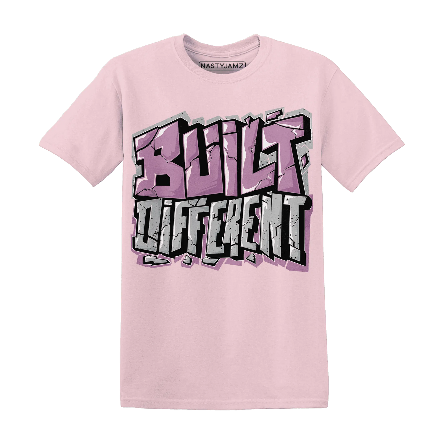 Orchid-Neutral-Grey-Black-White-4s-NastyJamz-T-Shirt-Match-Built-Different