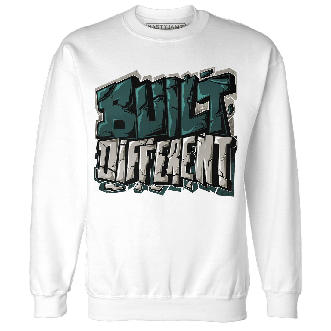 Oxidized Green 4s Sweatshirt Match Built Different - NastyJamz