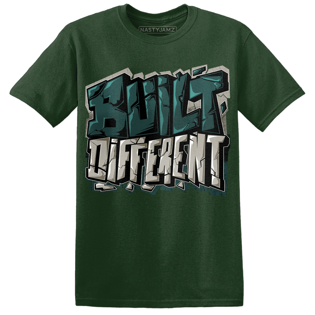 Oxidized Green 4s T Shirt Match Built Different - NastyJamz