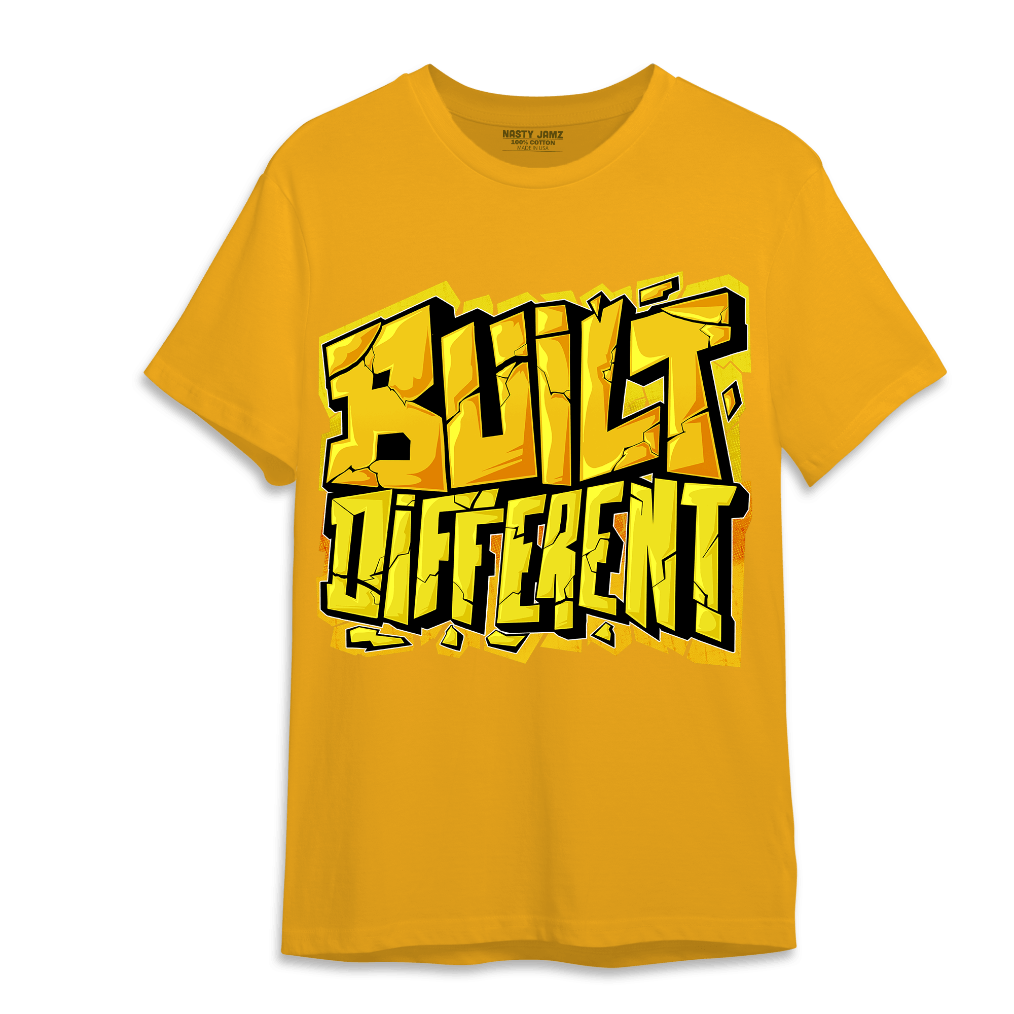Vivid Sulfur 4s T Shirt Match Built Different - NastyJamz