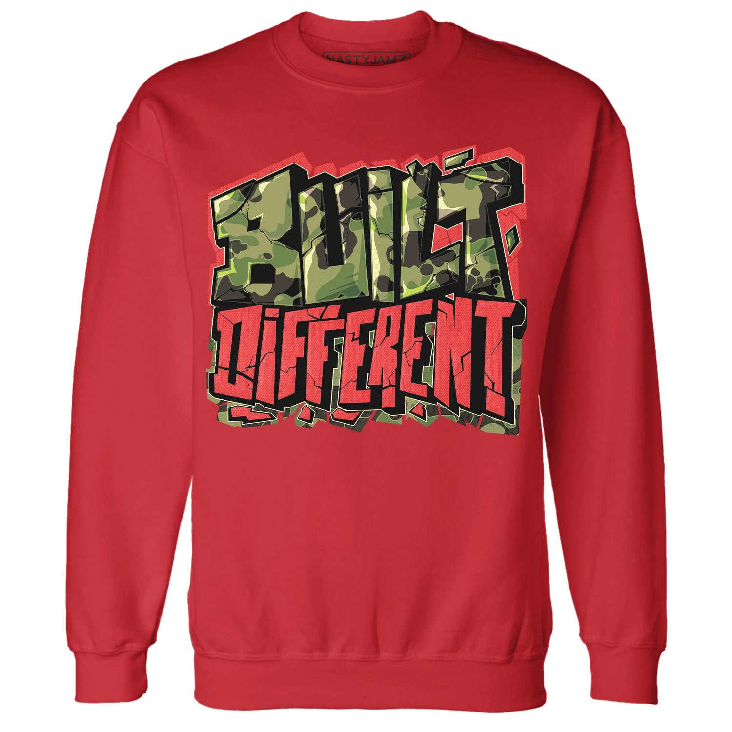 AM-90-Dark-Sage-Solar-Red-NastyJamz-Sweatshirt-Match-Built-Different