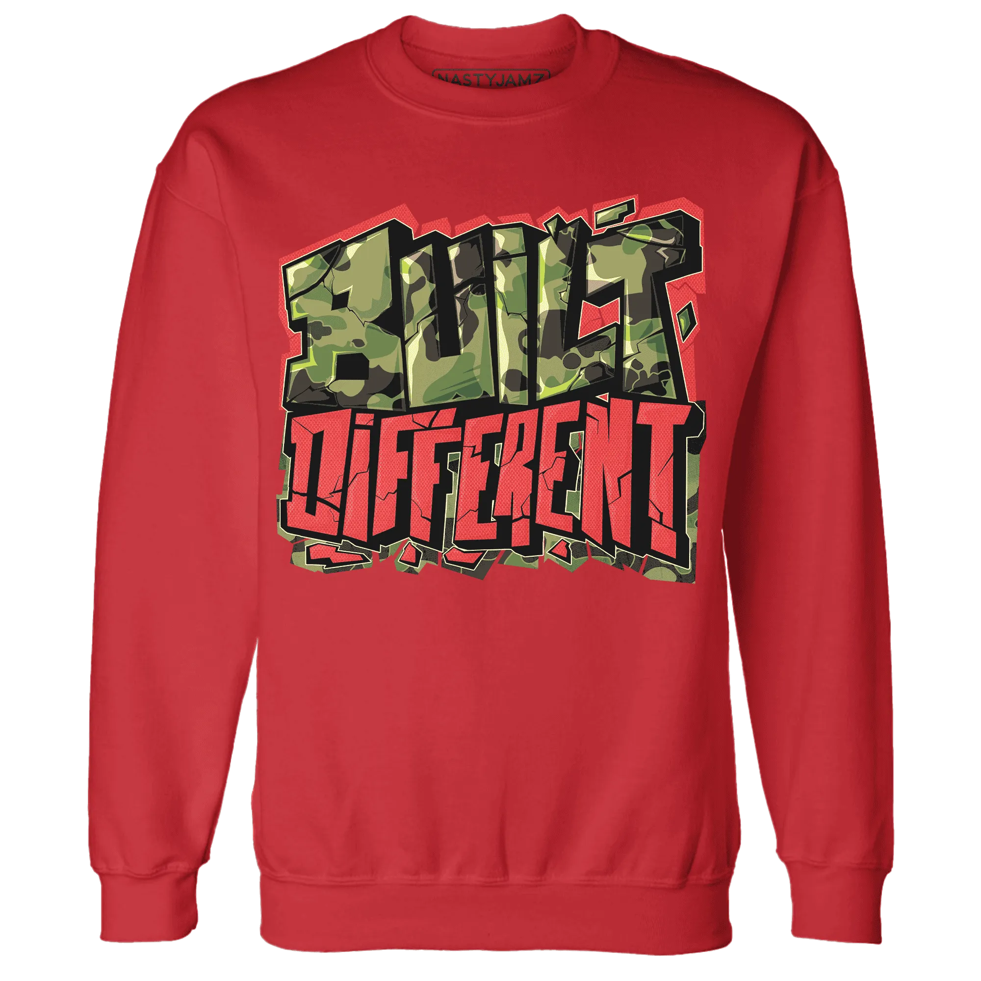AM-90-Dark-Sage-Solar-Red-NastyJamz-Sweatshirt-Match-Built-Different