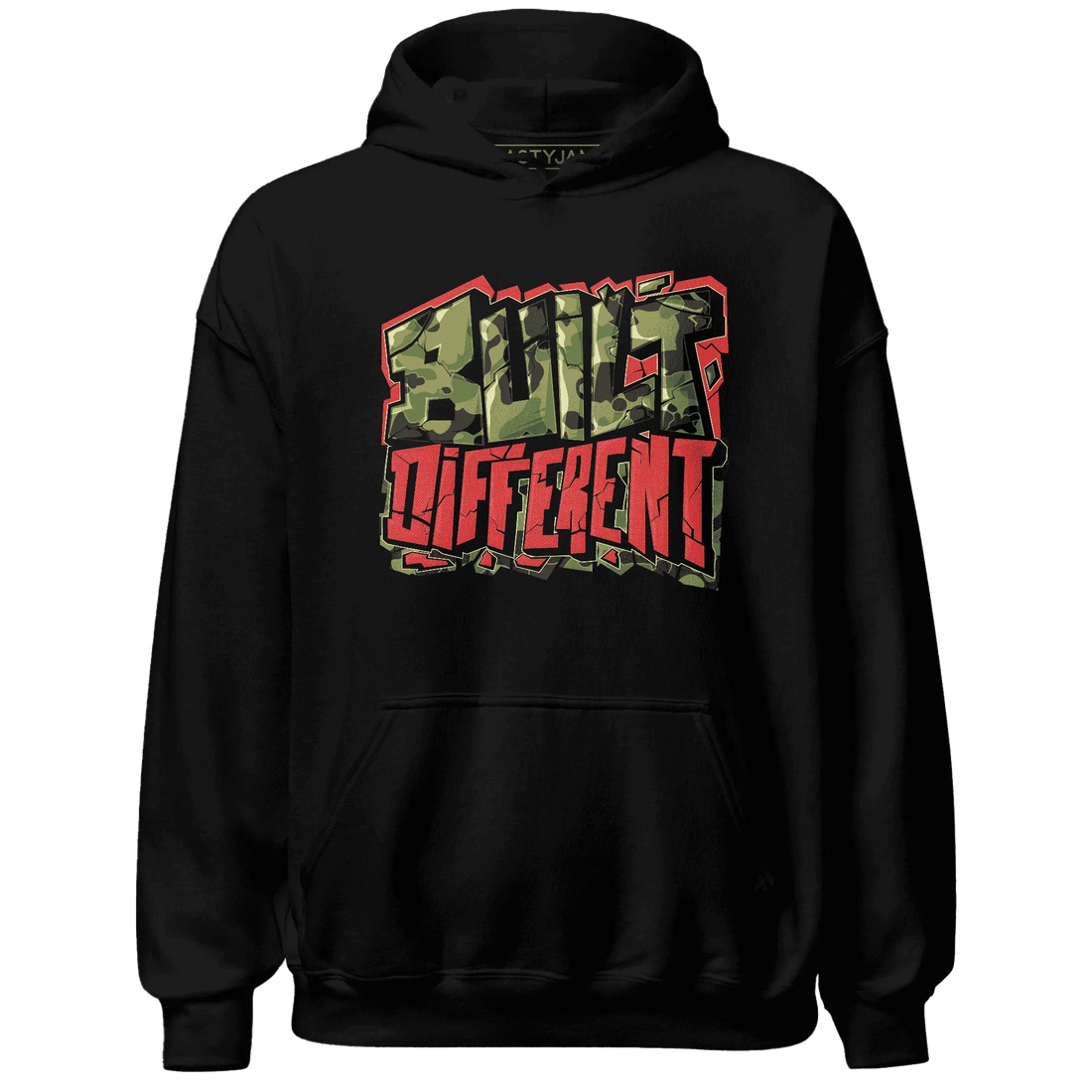 AM-90-Dark-Sage-Solar-Red-NastyJamz-Hoodie-Match-Built-Different